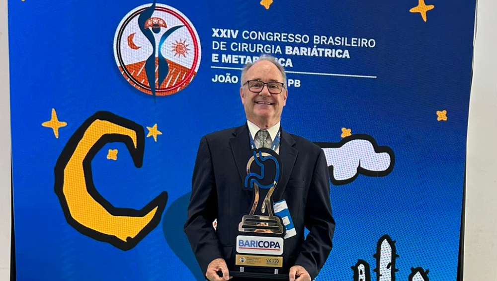 Médico da Santa Casa é premiado no Congresso Cirurgia Bariátrica e Metabólica