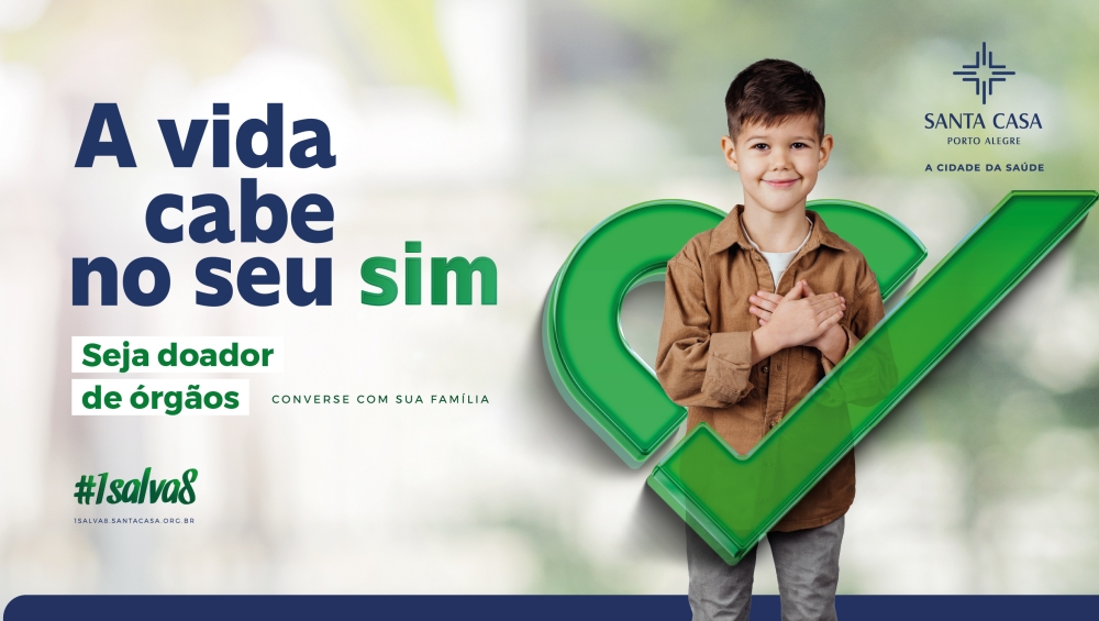 Santa Casa lan&ccedil;a nova campanha para incentivar doa&ccedil;&atilde;o de &oacute;rg&atilde;os