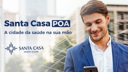 Santa Casa de Porto Alegre lança app para agendamento de consultas e exames